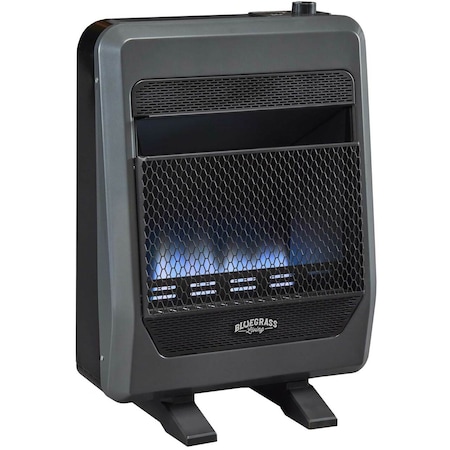 Bluegrass Living Natural Gas Vent Free Blue Flame Gas Space Heater With Blower And Ba B20TNB-BB